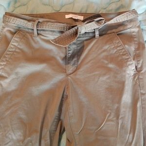 LOFT grey ankle pants